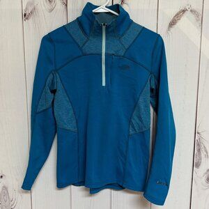 The North Face Ventana FlashDry 1/4 Zip Women’s Medium Blue GUC